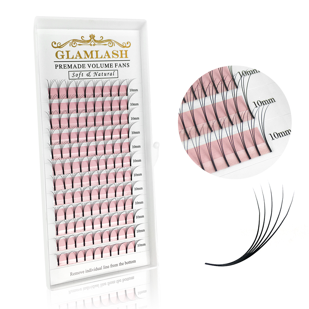 GLAMLASH 2D-6D ventiladores de - Eyelash Extension Korea Natural reseña y precio