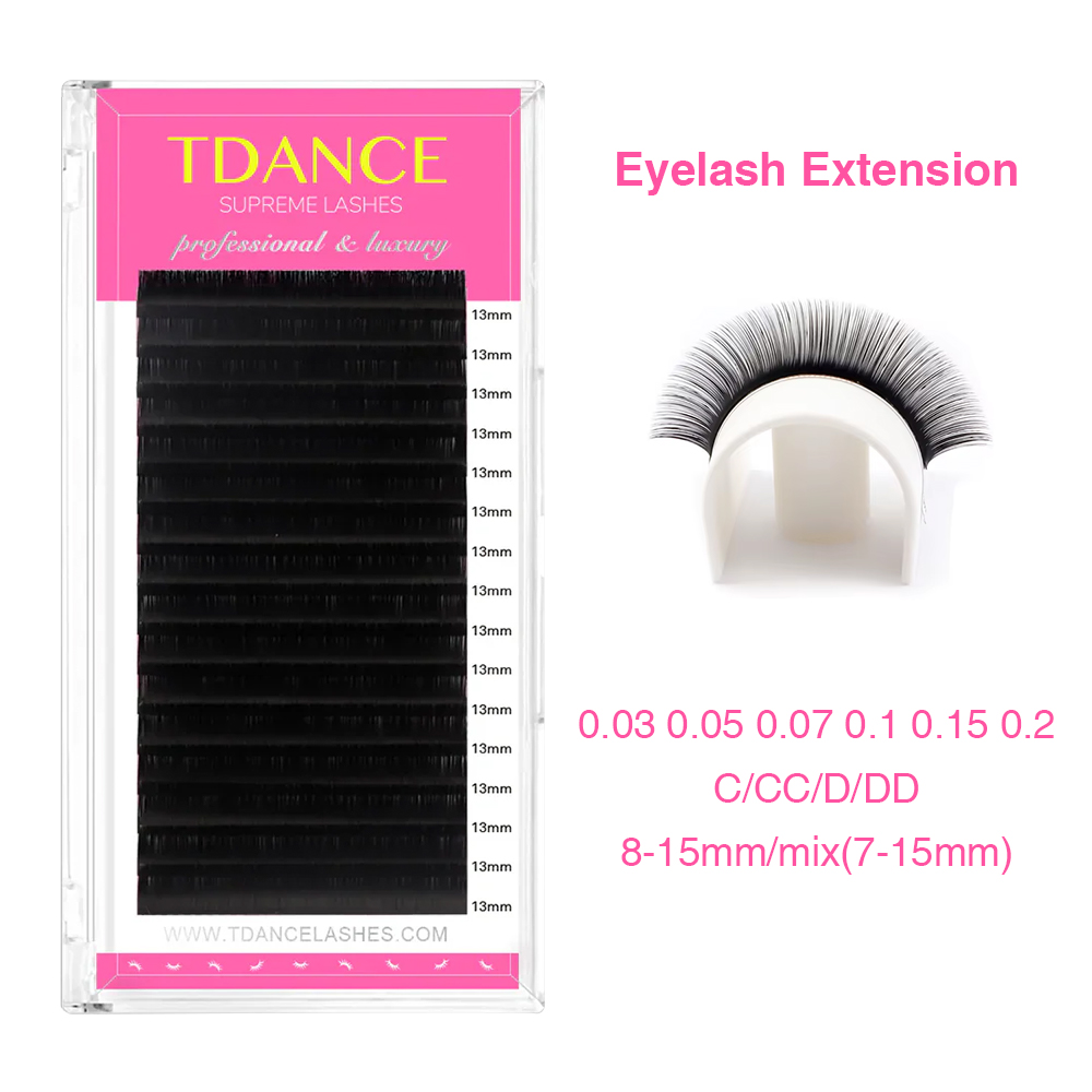 TDANCE extensión de pestañas 1 - Eyelash Extension Korea Natural reseña y precio