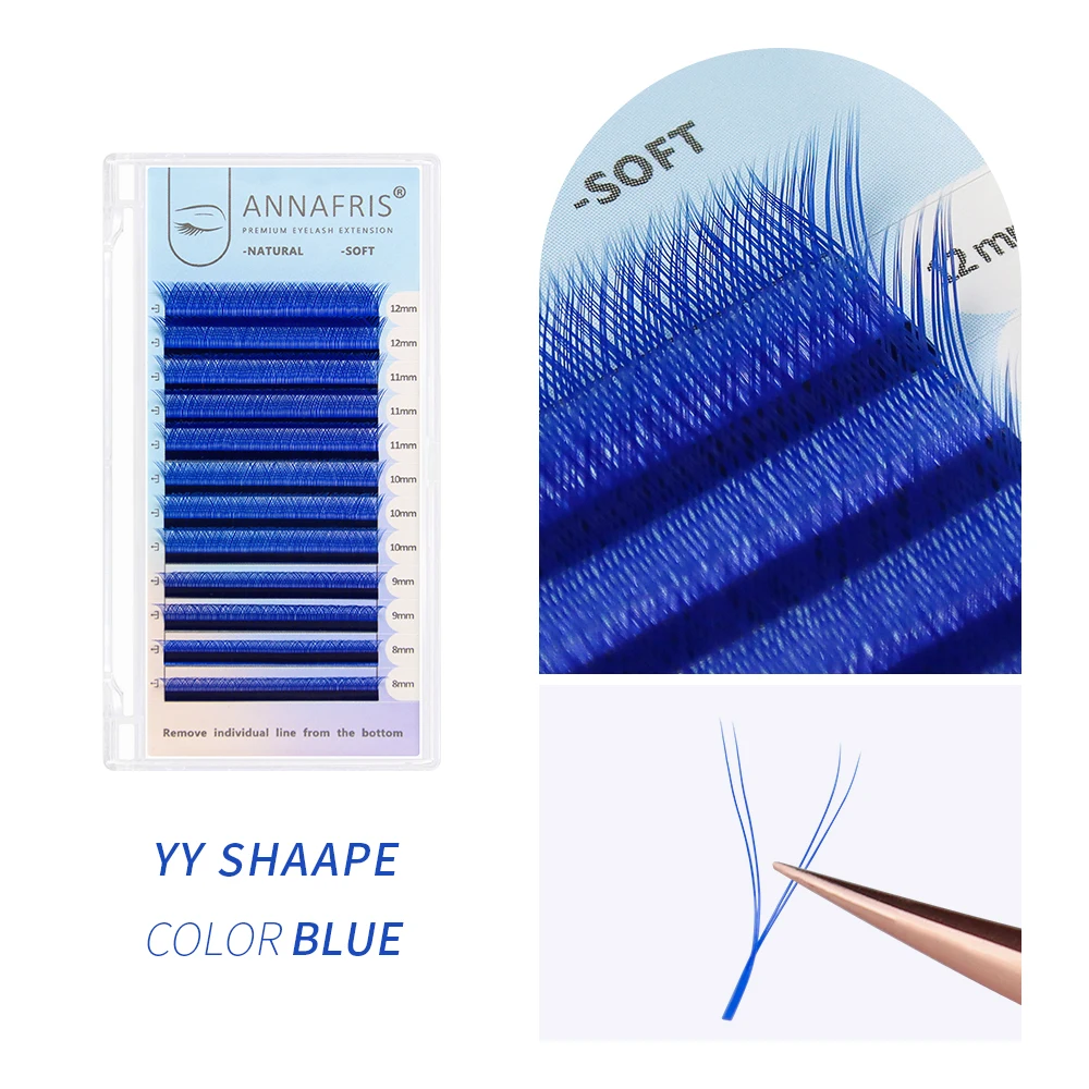 ANNAFRIS C/D Curl YY Lashes Co - Eyelash Extension Yy reseña y precio