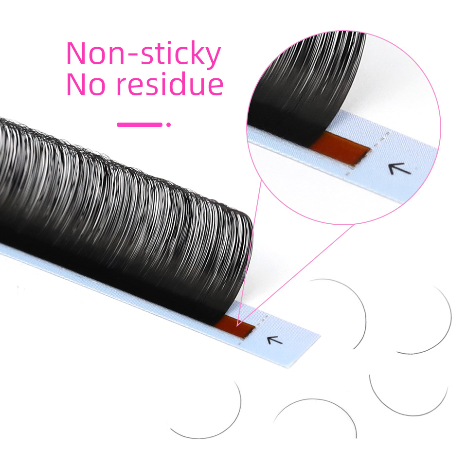 RUJADE 10 bandejas/lote, venta - Eyelash Extension Korea Natural reseña y precio